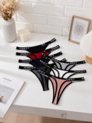 7-pak Stringi Damskie V-String Japoński Styl M Elastyczne Minimalistyczne