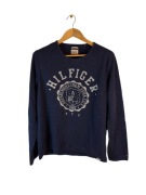 Bluza Tommy Hilfiger granatowa z dużym logiem l