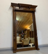 OGROMNE LUSTRO HENRI II XIX wiek RAMA ORZECH TRANSPORT CAŁA POLSKA 