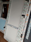 Drzwi zewnętrzne nowe Pcv 210*90 z klamką białe 