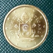 WATYKAN 2018 50 CENTÓW UNC !!!!!!!!!!