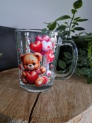 Szklanka kubek Handmade 300ml Miś