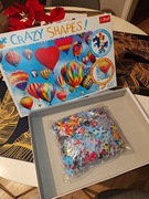 Kolekcja Trefl Crazy Shapes Puzzle Puzle 600 elementów Kolorowe Balony