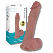 REALISTYCZNE DILDO SILIKONOWE SZTUCZNY PENIS Z JĄDRAMI Z PRZYSSAWKĄ 22cm