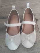 Baleriny Cool club białe matowe 34 komunia