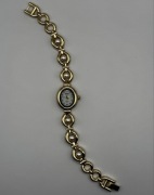 Złoty Zegarek Damski Bransoleta z Perłami Vintage