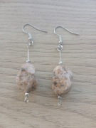 Kolczyki Jaspis Rękodzieło 