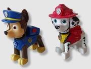 Paw Patrol Psi Patrol Marshall Chase figurka 2szt 6,5cm Zestaw 