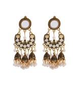 Nowe kolczyki indyjskie jhumka boho hippie etno