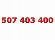 Złoty numer ____ 507 403 400 ____ Platynowy - ViP