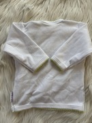 Kaftanik niemowlęcy biały 62 z długim rękawem