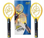 2x MOCNA ELEKTRYCZNA ŁAPKA NA KOMARY MUCHY 4000V ZE ŚWIATŁEM LED ZAP IT 