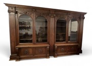 Ogromna biblioteka, zabudowa w typie renesansowym. 1920 r. 3.7m x 2.4m