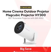 Projektor Magcubic HY300 Pro 4K Android WiFi6 260ANSI BT5.0 Kino