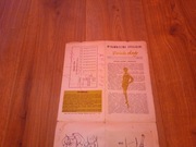 Katalog Świat mody Wydawnictwa specjalne nr 40 1960 fragment 1961 PRL