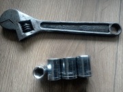 klucz nastawny szwed, nasadki PRL, nie Derby, Stahlwille