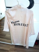 Szlafrok odzież nocna piżama boohoo XS s m pudrowy