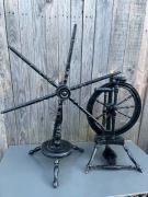 antyk KROSNO PRZĄŚNICZKA KOŁOWROTEK PRZĘDZENIE do wyrobu tkanin zabytek