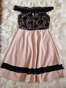 Sukienka wyjściowa wieczorowa koronka hiszpanka