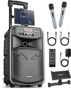 Głośnik karaoke z 2 mikrofonami