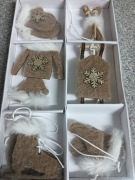 Zawieszki na choinkę  różne kształty 