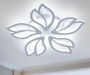 OTREN lampa sufitowa LED 48W 6500K zimna biel KWIAT 4800lm biały