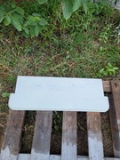 Parapet wewnętrzny z konglomeratu marmurowego biały 70cm