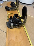 Okazja! Deska snowboardowa burton charger 152 cm + wiązania skin