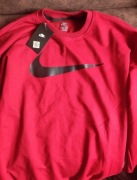 Nike czerwony longsleeve nowy. Lekka bluza XL