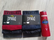 Bokserki męskie Everlast r.L 2xdwupak gratis żel Old Spice Capitan 