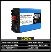 Przetwornica 12000W czysty sinus 24v-230v 