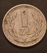 Moneta 1 zł 1974 rok PRL