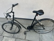 Rower miejski- męski, czarny, duży.