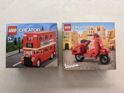 40220 LEGO London Bus + 40517 LEGO Creator Vespa NOWE