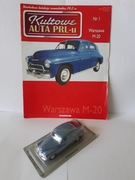 WARSZAWA M-20 Kultowe Auta PRL DeAgostini 1:43