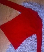 Bluzka czerwona seksowna Zara 36