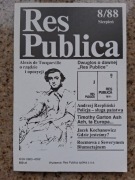 Res Publica nr 14 (8/1988) Karl Jaspers; Alexis de Tocqueville; Karel Kryl