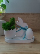 Zestaw królik króliczek zając wielkanocny Wielkanoc Easter HappyEaster 