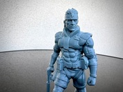 Solid Snake Metal Gear Solid Figurka druk 3D żywica  DnD D&D