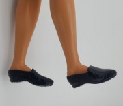 Buty dla lalki Barbie Ken, buty dla Kena czarne wieczorowe