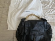 Torebka Via Repubblica skóra naturalna,łańcuch złoty