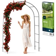 Pergola ogrodowa łuk 240 cm wysokości śluby ogród róże 