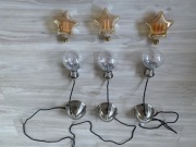 IKEA lampa wisząca 3 szt GOTHEM typ T1604 + żarówki+ gratis gwiazdki 3 szt
