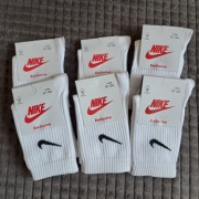 SKARPETY NIKE DŁUGIE BAWEŁNIANE 6 PAR 41-44 UNISEX WYSOKIE SPORTOWE