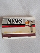 Unikatowe zapałki kolekcjonerskie  reklamowe News . 