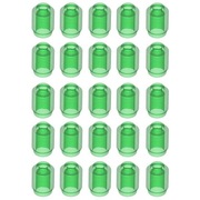 LEGO 6238046 3062b Klocek okrągły 1x1 beczka Trans Green Zielony 25szt