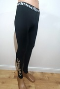 Czarne sportowe legginsy firmy Ellesse używany rozmiar 40/42