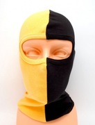 Kominiarka żółto czarna super wygodna oryginalna bawełna