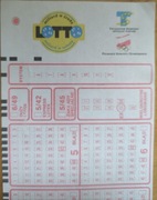 KUPON LOTTO. Stary