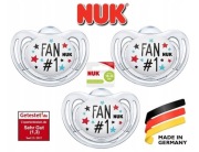 ZESTAW 2 szt - NUK 3 FREESTYLE FAN1! SILIKON 18-36